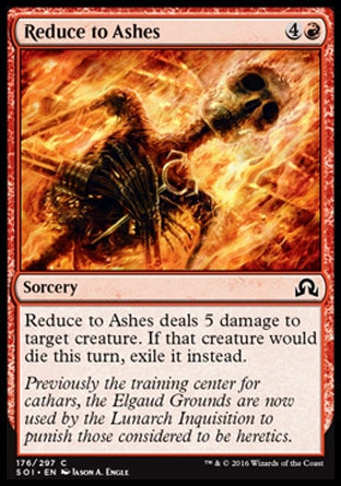 MTG: Shadows over Innistrad 176: Reduce to Ashes 