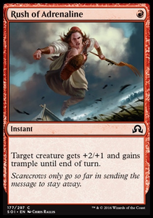 MTG: Shadows over Innistrad 177: Rush of Adrenaline 