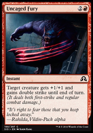 MTG: Shadows over Innistrad 188: Uncaged Fury [FOIL] 