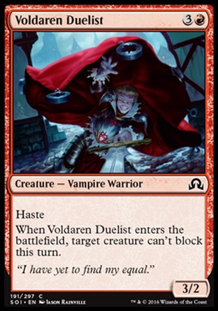 MTG: Shadows over Innistrad 191: Voldaren Duelist 