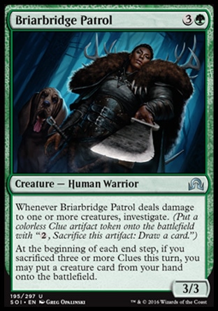MTG: Shadows over Innistrad 195: Briarbridge Patrol [FOIL] 