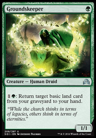 MTG: Shadows over Innistrad 208: Groundskeeper [FOIL] 