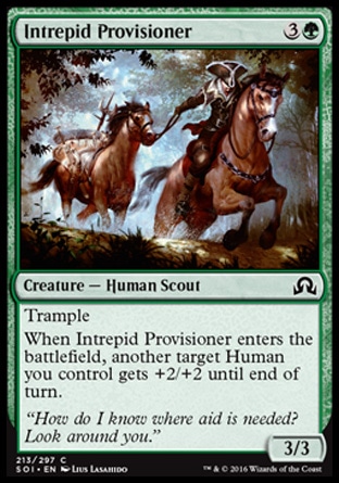 MTG: Shadows over Innistrad 213: Intrepid Provisioner [FOIL] 