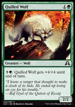 MTG: Shadows over Innistrad 222: Quilled Wolf 
