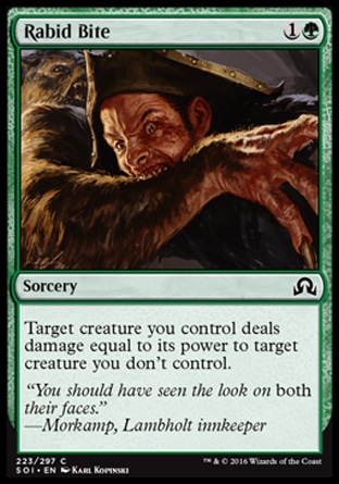 MTG: Shadows over Innistrad 223: Rabid Bite 