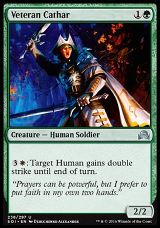 MTG: Shadows over Innistrad 238: Veteran Cathar 