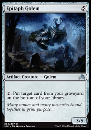 MTG: Shadows over Innistrad 254: Epitaph Golem 