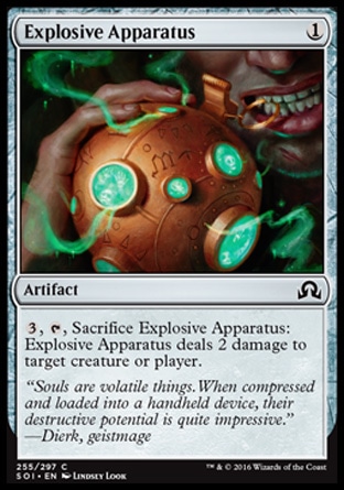 MTG: Shadows over Innistrad 255: Explosive Apparatus 
