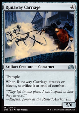 MTG: Shadows over Innistrad 261: Runaway Carriage 