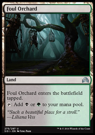 MTG: Shadows over Innistrad 275: Foul Orchard 