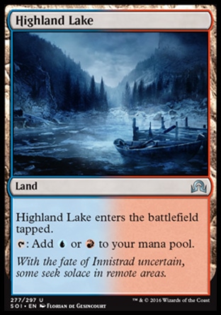 MTG: Shadows over Innistrad 277: Highland Lake 