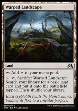 MTG: Shadows over Innistrad 280: Warped Landscape 
