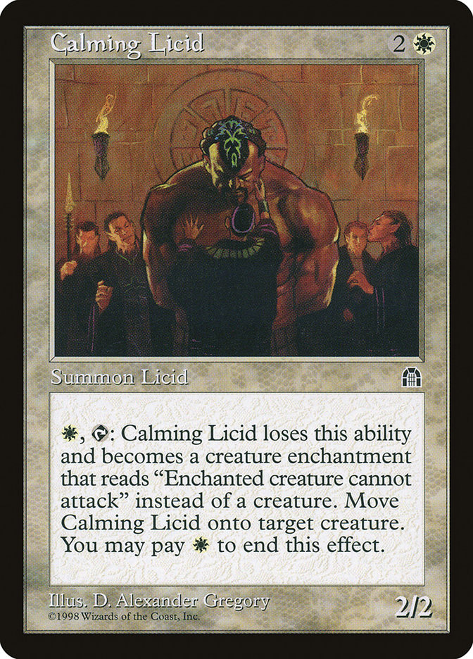 MTG: Stronghold 002: Calming Licid 