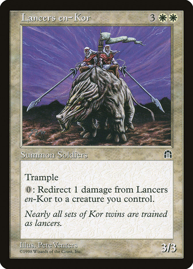 MTG: Stronghold 008: Lancers en-Kor 