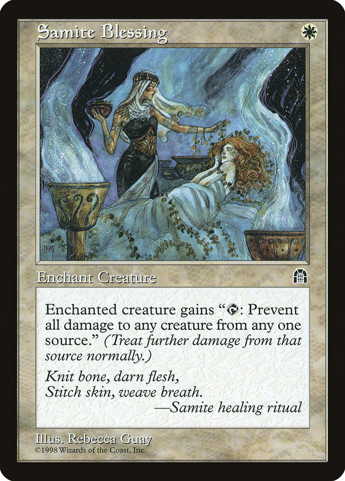 MTG: Stronghold 013: Samite Blessing 