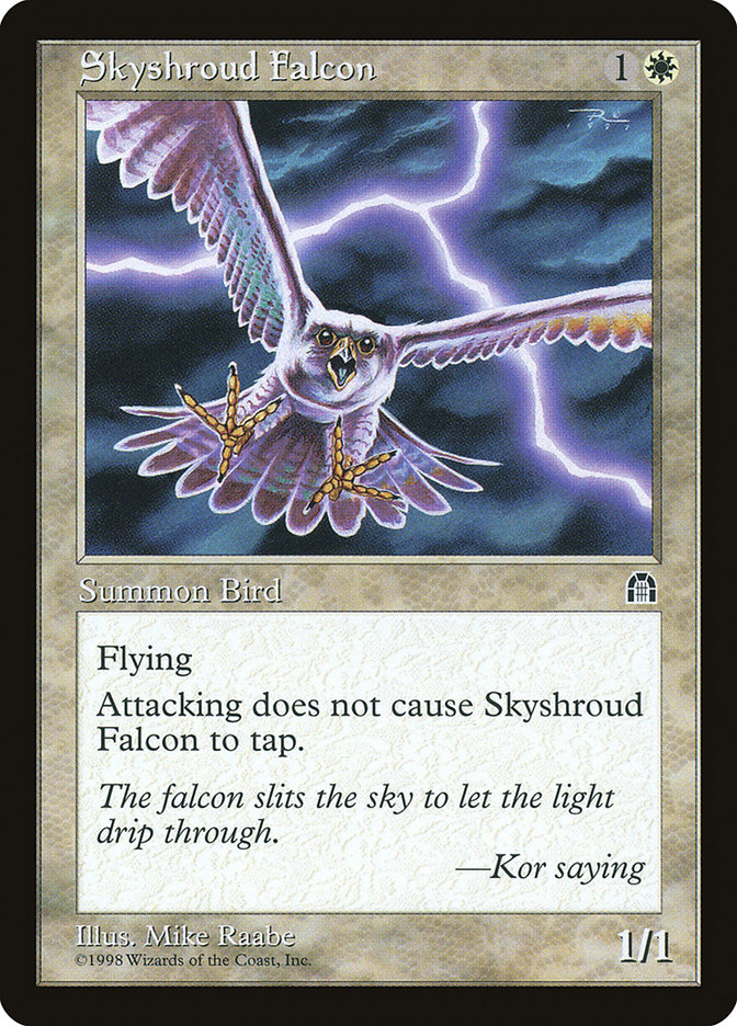 MTG: Stronghold 016: Skyshroud Falcon 