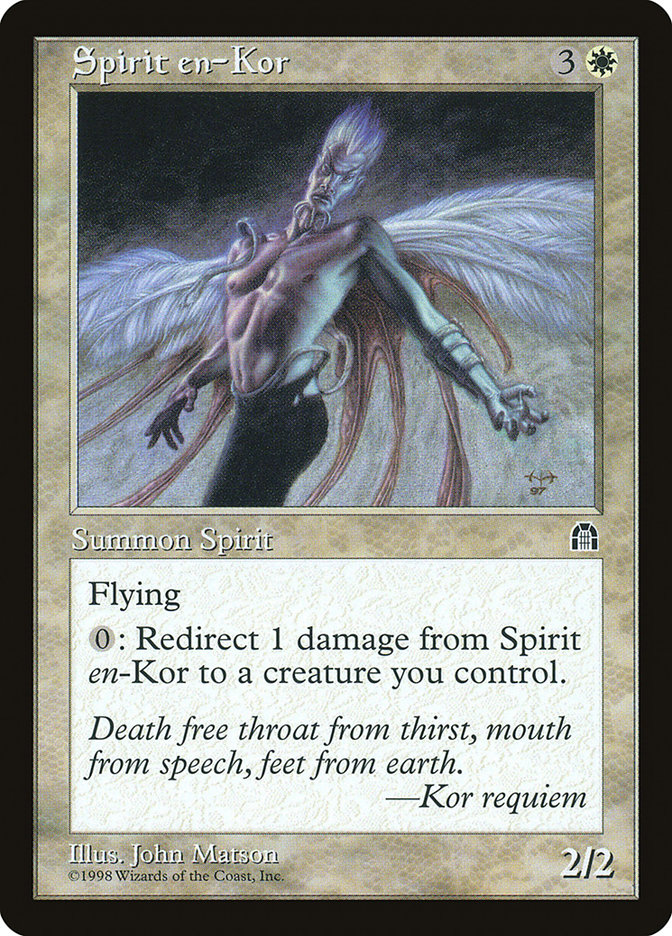 MTG: Stronghold 019: Spirit en-Kor 