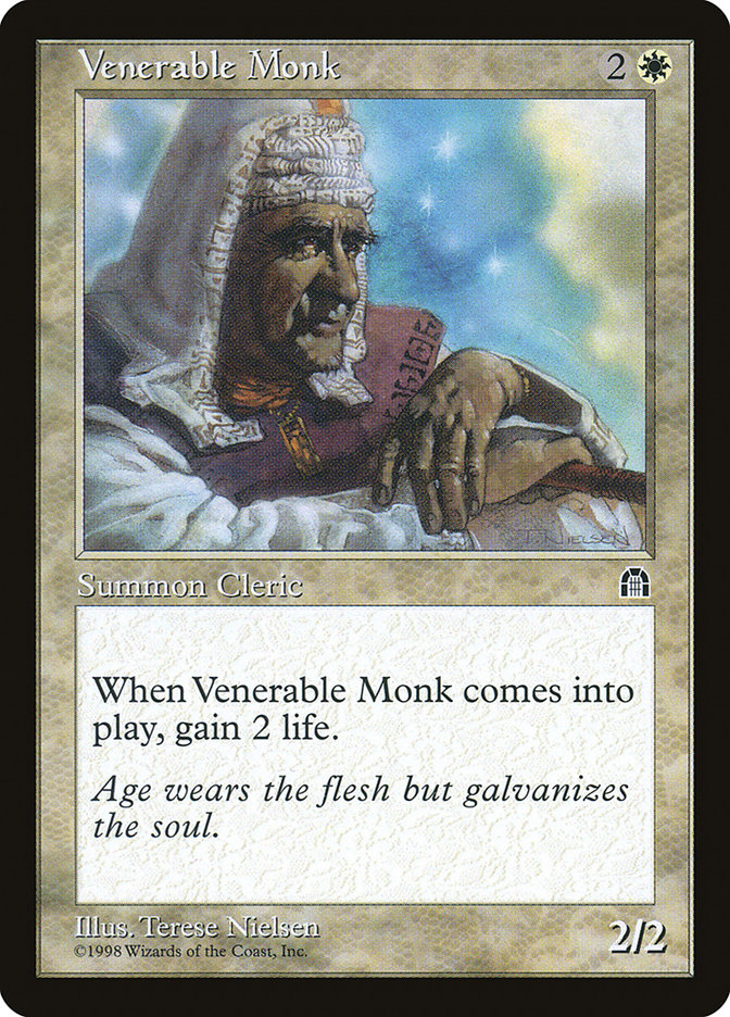 MTG: Stronghold 021: Venerable Monk 