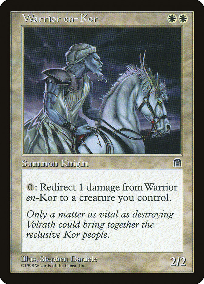 MTG: Stronghold 023: Warrior en-Kor 