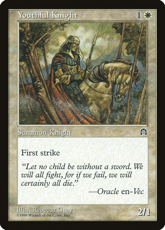 MTG: Stronghold 025: Youthful Knight 