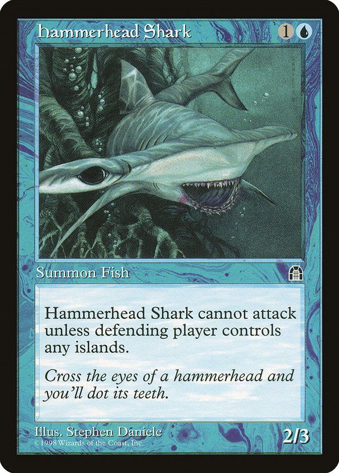 MTG: Stronghold 032: Hammerhead Shark 
