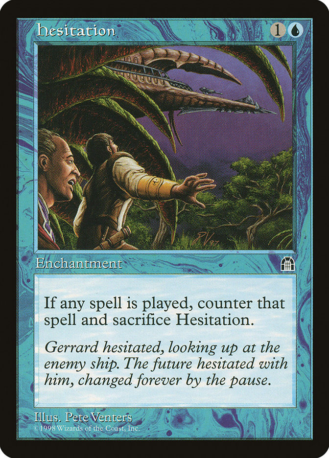 MTG: Stronghold 033: Hesitation 