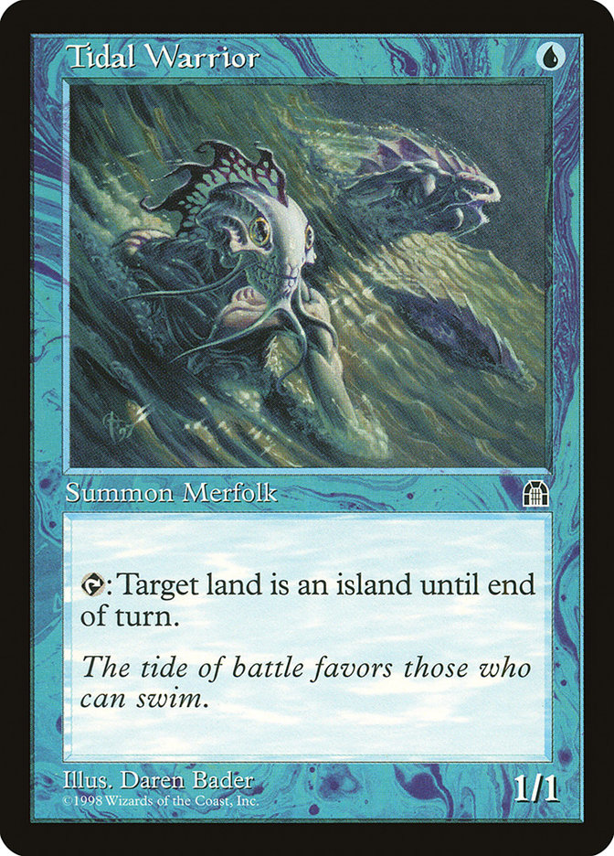 MTG: Stronghold 047: Tidal Warrior 