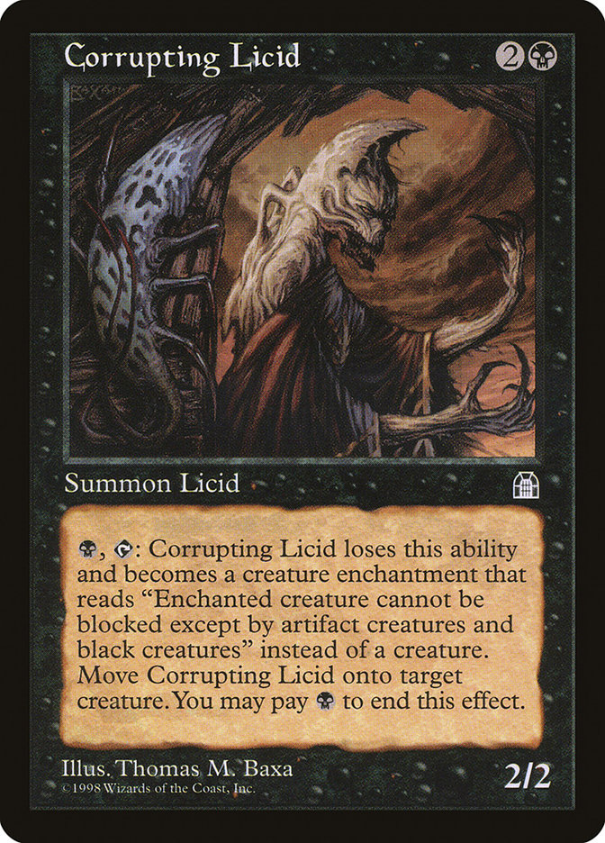 MTG: Stronghold 054: Corrupting Licid 