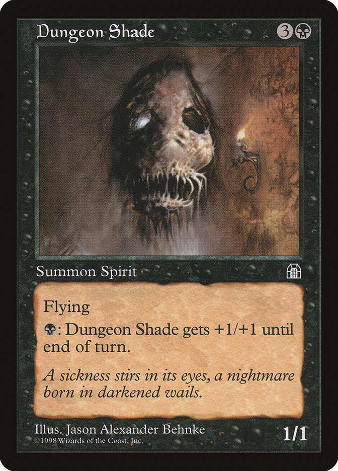 MTG: Stronghold 058: Dungeon Shade 