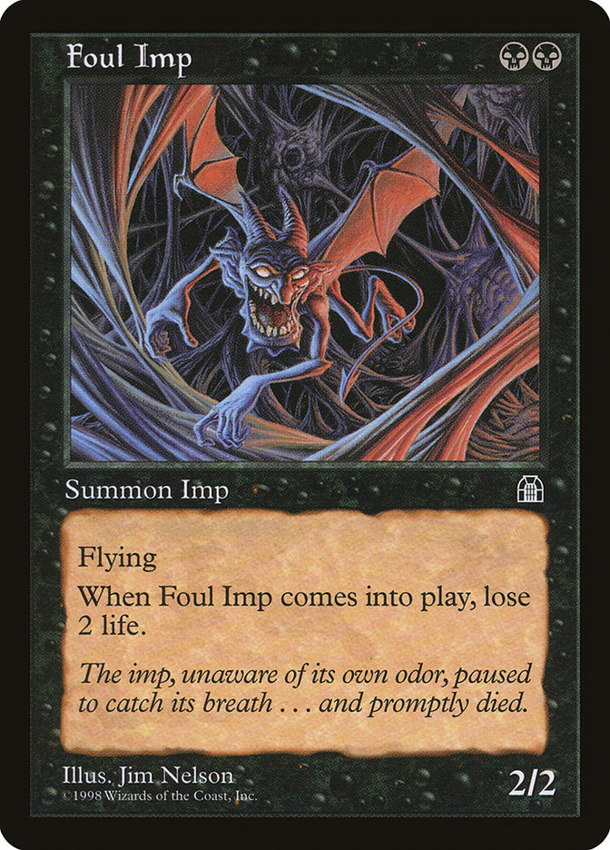 MTG: Stronghold 059: Foul Imp 