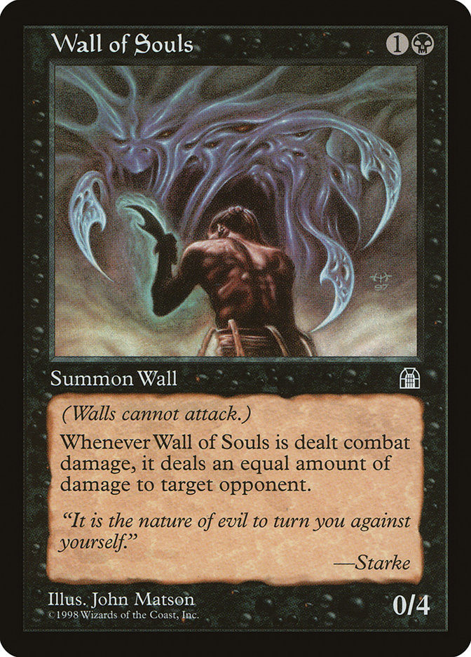 MTG: Stronghold 075: Wall of Souls 