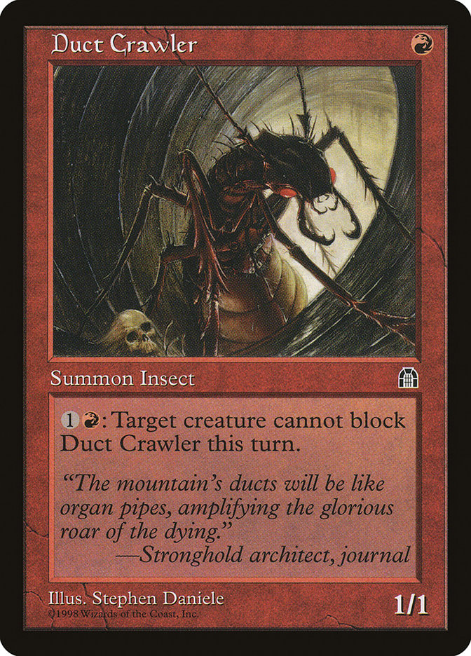 MTG: Stronghold 079: Duct Crawler 