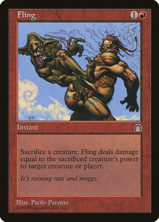 MTG: Stronghold 082: Fling 