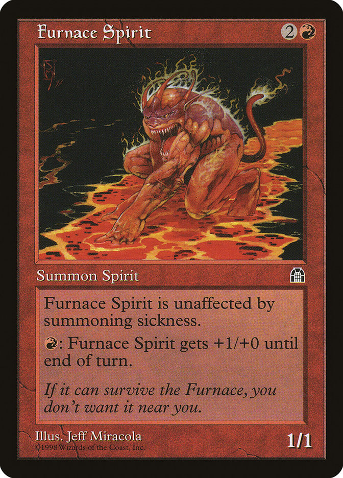 MTG: Stronghold 087: Furnace Spirit 