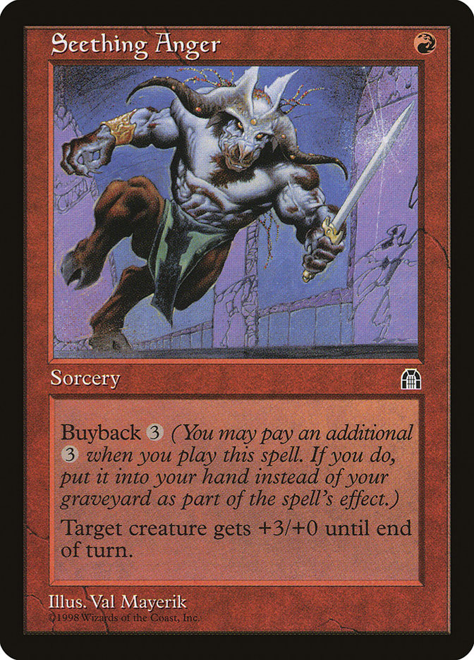 MTG: Stronghold 096: Seething Anger 
