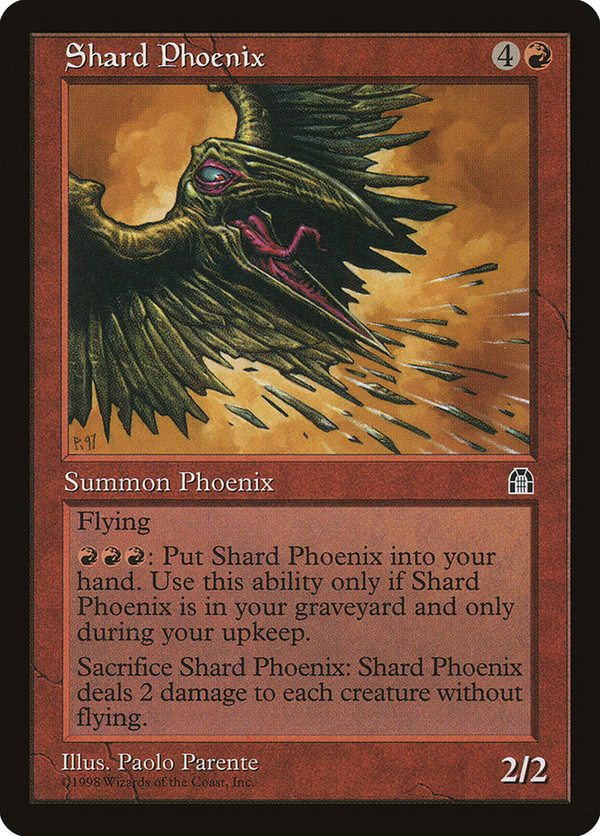 MTG: Stronghold 097: Shard Phoenix 