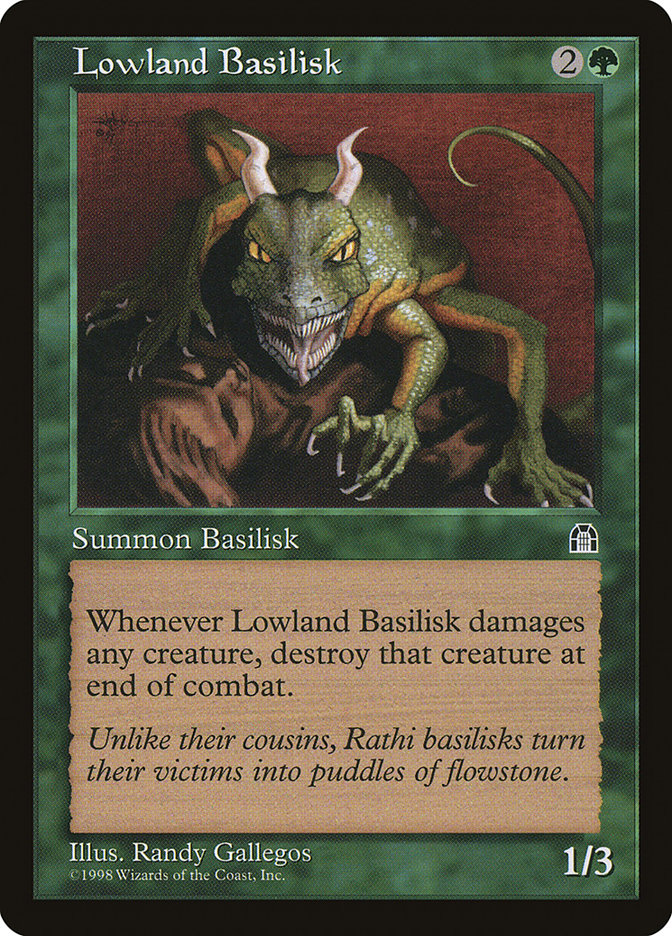 MTG: Stronghold 109: Lowland Basilisk 
