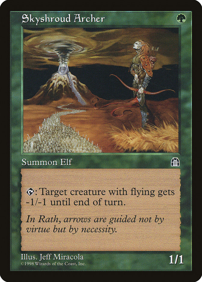 MTG: Stronghold 114: Skyshroud Archer 