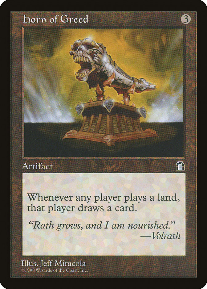 MTG: Stronghold 135: Horn of Greed 