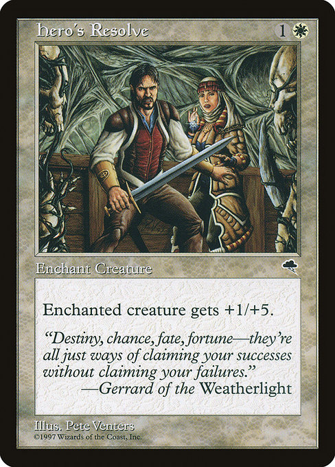 MTG: Tempest 023: Heros Resolve 
