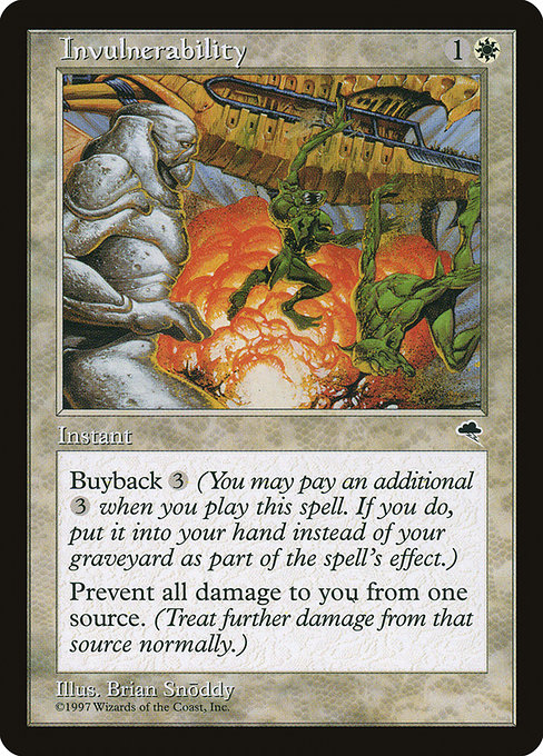 MTG: Tempest 025: Invulerability 