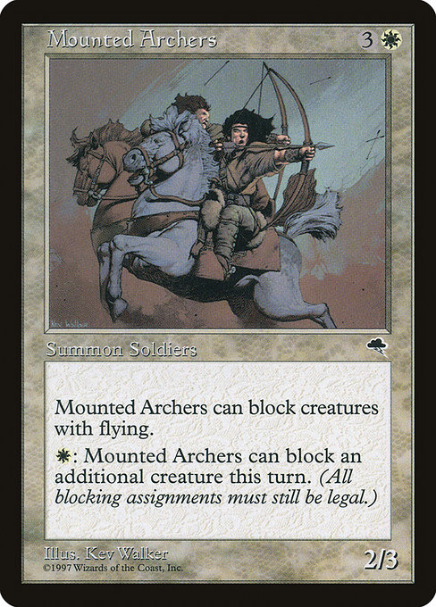MTG: Tempest 030: Mounted Archers 