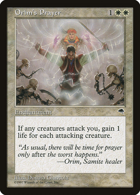 MTG: Tempest 032: Orims Prayer 
