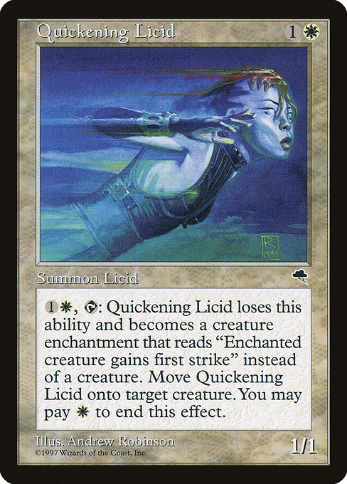 MTG: Tempest 036: Quickening Licid 