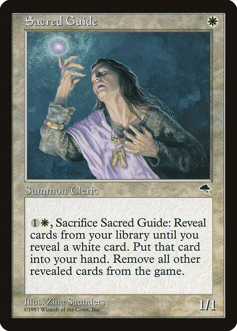 MTG: Tempest 038: Sacred Guide 