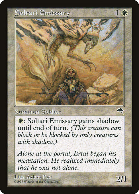 MTG: Tempest 042: Soltari Emissary 