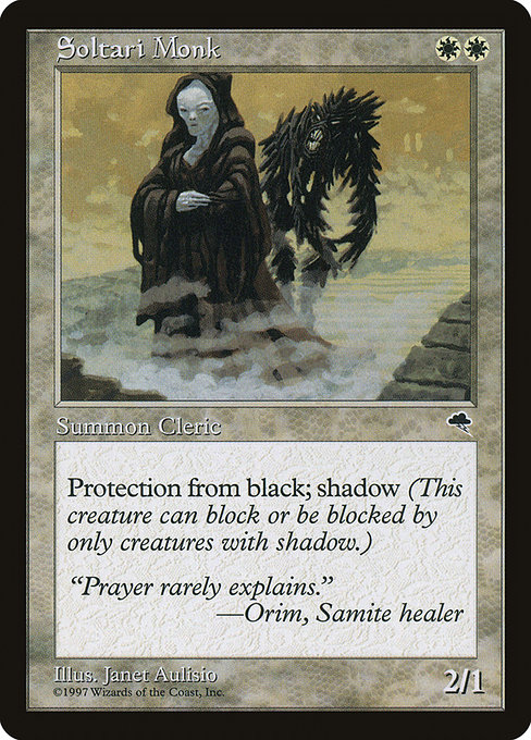 MTG: Tempest 045: Soltari Monk 