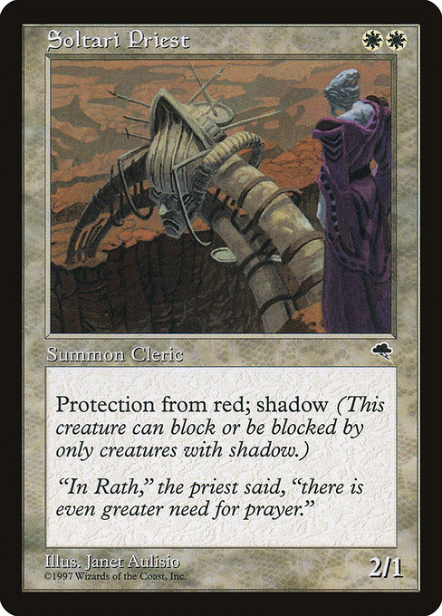 MTG: Tempest 046: Soltari Priest 