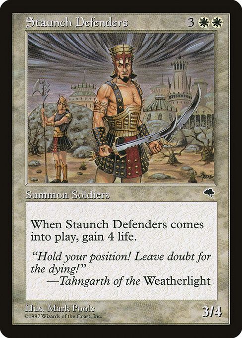 MTG: Tempest 049: Staunch Defenders 