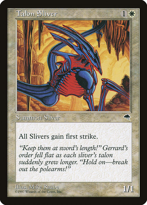 MTG: Tempest 050: Talon Sliver 